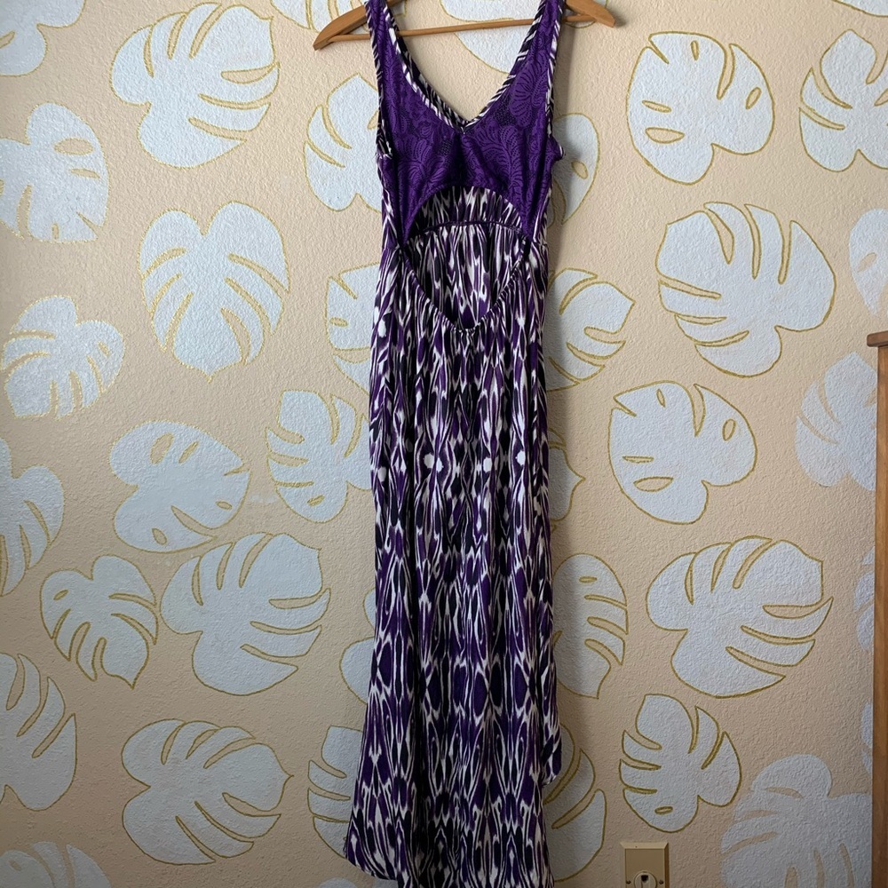 Express | Sleeveless High Low Cut Out Dress - Picture 3 of 9